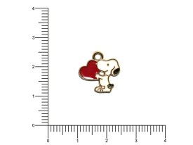 Dije esmaltado Snoopy x5